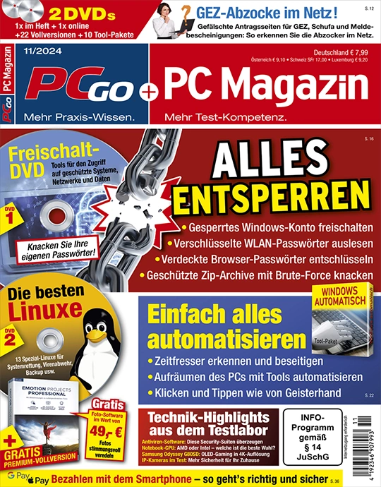 PCgo + PC Magazin Premium Magazin Studentenabo