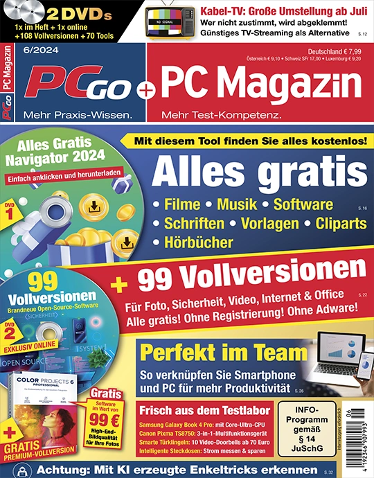 PCgo + PC Magazin Premium Studentenabo