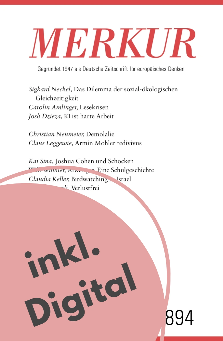 Merkur (inkl. Digital) Zeitschrift Studentenabod