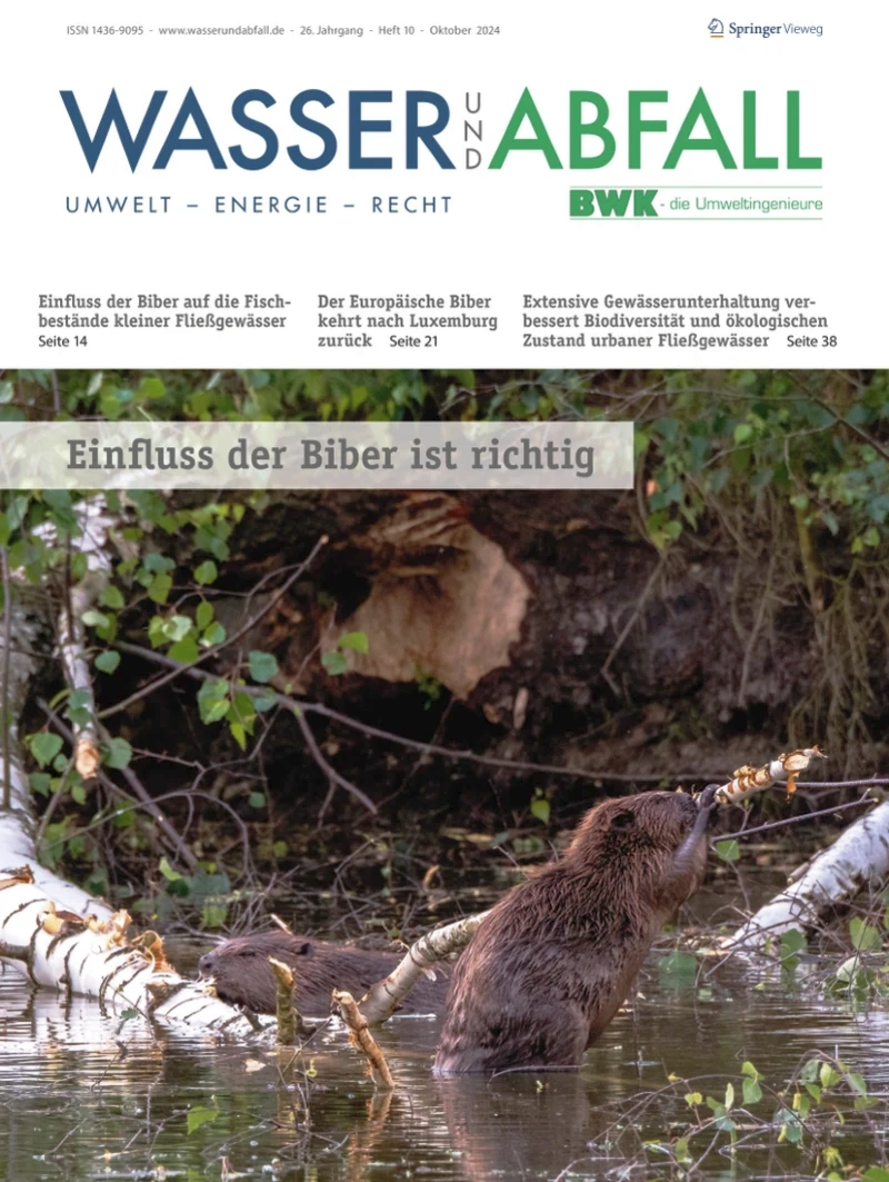 WASSER UND ABFALL Zeitschrift Studentenabo